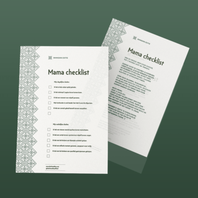 Dagelijkse Mama Planner - Ramadan Editie